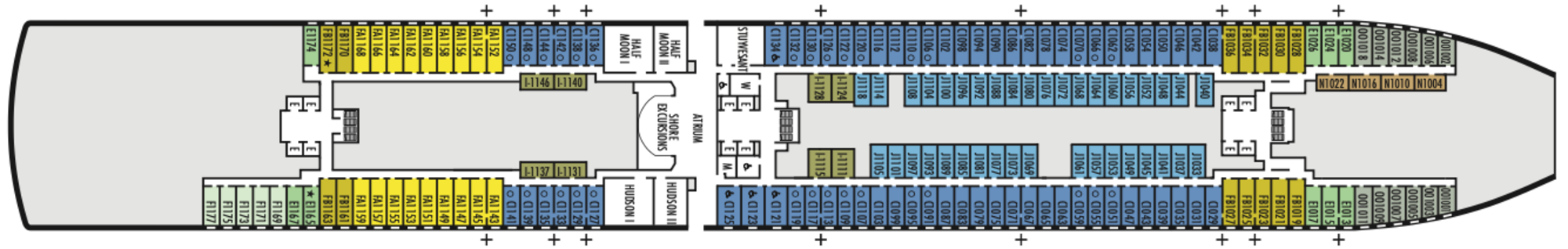 Deck 1 - Main plan